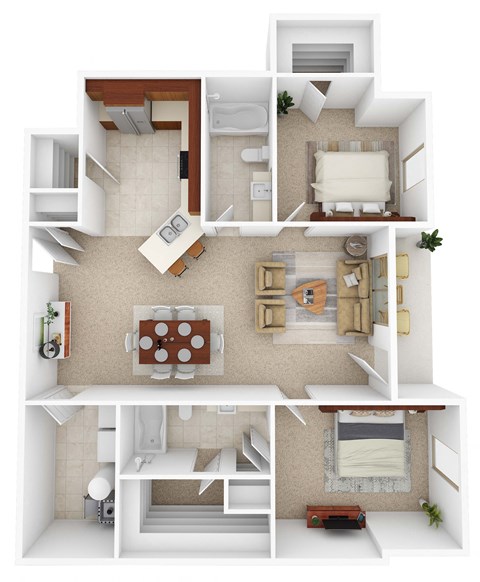 3801 So. Water Tower Place 1-3 Beds Apartment for Rent - Photo Gallery 48